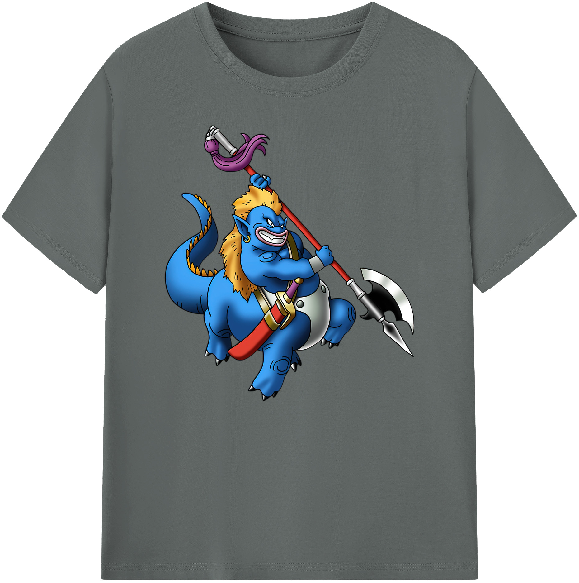 （画像用） ドラゴンクエスト Doragon Kuesuto Dragon Quest 綿100％ メンズ半袖Tシャツ｜肌触りやわらか＆通気性